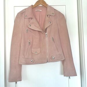 Rebecca Minkoff 2016 Style Blush Pink Suede Jacket